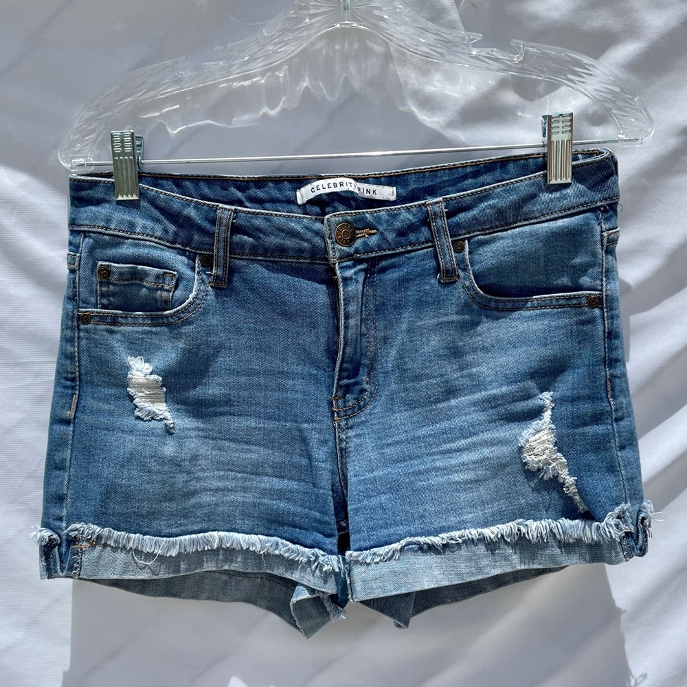 Celebrity Pink High Waisted Cuffed Shorts